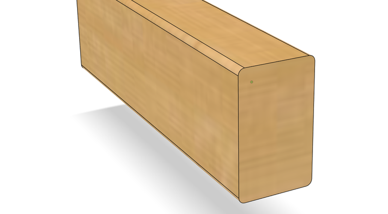 A timber framing section, showing the CLS and European timber profiles the module provides.
